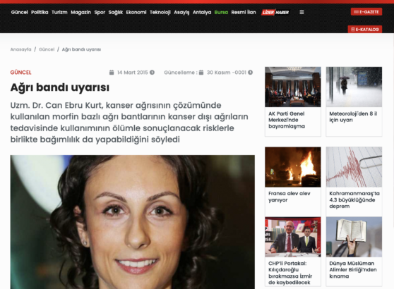 Dr. Can Ebru Lider Gazetesi
